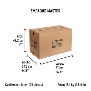 Bomba manual para inflar, 80 PSI, PRETUL
