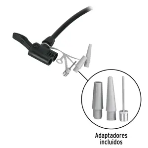 Bomba manual para inflar, 80 PSI, PRETUL