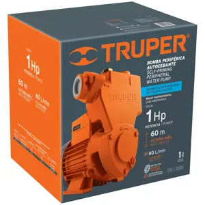 Bomba periférica autocebante, 1 HP, TRUPER