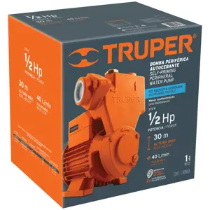 12780 / BOPA-1/2 Bomba periférica autocebante 1/2 HP, Truper