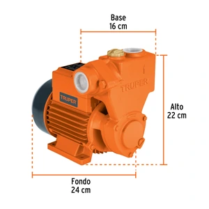 Bomba periférica autocebante, 1/2 HP, TRUPER