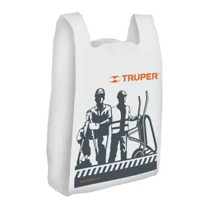 61130 / BOPO-36X60 Bolsa plástica biodegradable de 34 x 60 cm, Truper