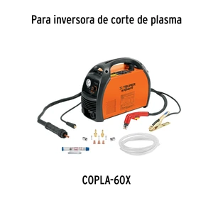 Juego 3 boquillas para cortadora plasma COPLA-60X, Truper
