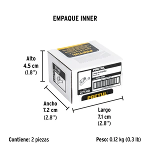Juego de 2 boquillas para fumigador 15L, Pretul