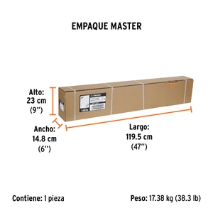 Bomba sumergible, tipo bala, 1-1/2 HP, agua limpia, Truper