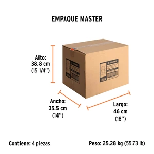 Bomba sumergible plástica, 1-1/2 HP para agua sucia, Truper