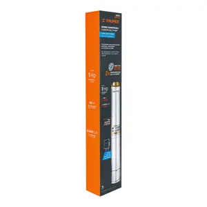 Bomba sumergible, tipo bala, 1 HP, agua limpia, Truper