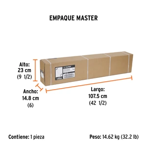 Bomba sumergible, tipo bala, 1 HP, agua limpia, Truper