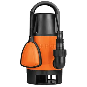 12603 / BOS-1SP Bomba sumergible plástica, 1 HP para agua sucia, Truper