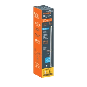 Bomba sumergible, tipo bala, 5-1/2HP, a/limpia, 220V, Truper
