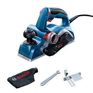 BOSCH-06015A90G0 / 06015A90G0 Bosch GHO 700 Cepillo Eléctrico 127V 700W Con Dos Cuchillas y Colector de Polvo para Carpintería