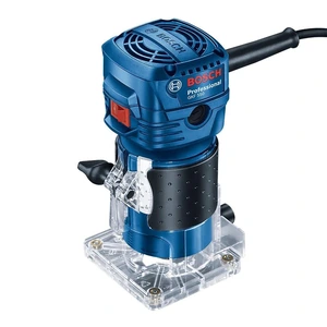 BOSCH-06016A00G0 / 06016A00G0 Bosch GKF 550 Fresadora 127V 550W Con Dos Pinzas Para Carpintería Profesional De Taller
