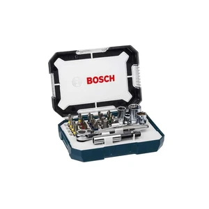 BOSCH-2607017407 / 2607017407 Kit de puntas y Llave de vaso para atornillar Bosch con 26 und