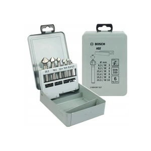 BOSCH-2608597527 / 2608597527 Brocas avellanadoras cónicas HSS 6pzs. Bosch 2608597527