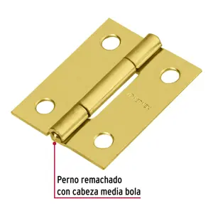 Bisagra rectangular 1-1/2