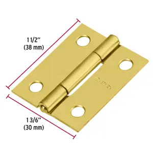 Bisagra rectangular 1-1/2