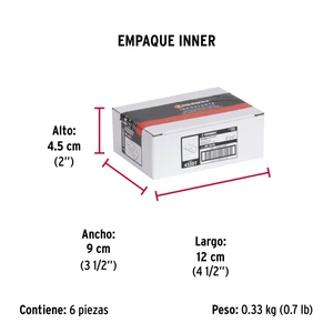 Hermex Bolsa con 2 bisagras rectangulares 2