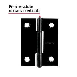 Bisagra rectangular 2