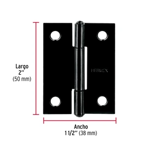 Bisagra rectangular 2