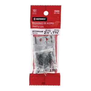 Hermex Bolsa con 2 bisagras rectangulares 2-1/2