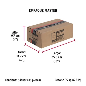 Hermex Bolsa con 2 bisagras rectangulares 2-1/2