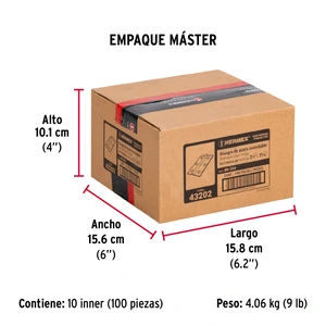 Bisagra rectangular 2-1/2