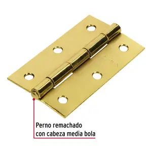Bisagra rectangular 3-1/2