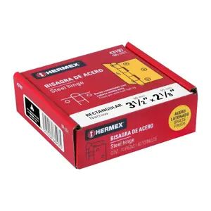 Bisagra rectangular 3-1/2