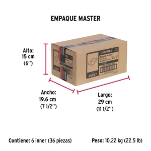 Hermex Bolsa con 2 bisagras rectangulares 4