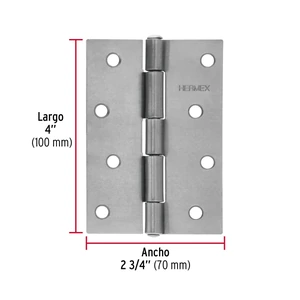 Hermex Bolsa con 2 bisagras rectangulares 4