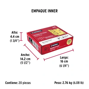 Bisagra rectangular 4