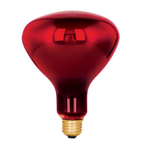 Volteck Lámpara incandescente de calor, BR40 270 Watts, rojo