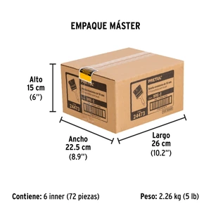 Brocha uso general de 2
