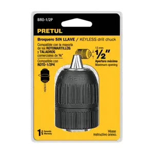 24022 / BRO-1/2P Broquero sin llave, 1/2