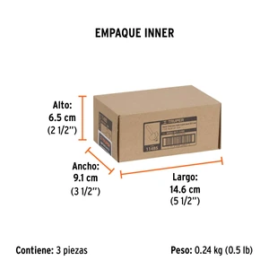 Broca para router, bocel cuarto, 1-1/8