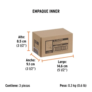 Broca para router, clásica, 1-3/8