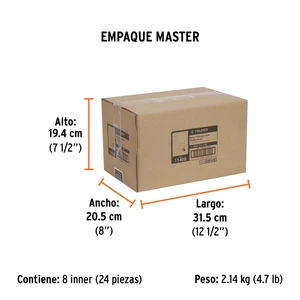 Broca para router, chaflán, 1-1/4