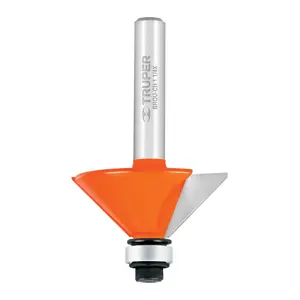 11468 / BROU-CH1-1/4X Broca para router, chaflán, 1-1/4