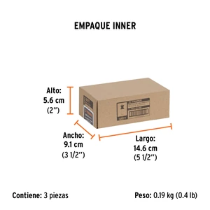 Broca para router, collarin, 7/8