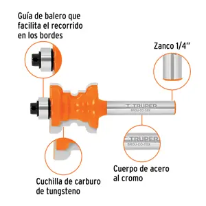 10677 / BROU-CO-7/8X Broca para router, collarin, 7/8
