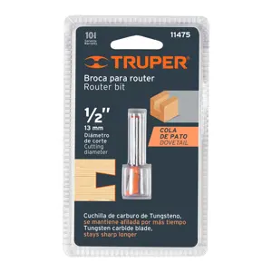 11475 / BROU-CP1/2 Broca para router, cola de pato, 1/2