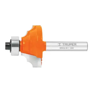 11486 / BROU-M1-1/8X Broca para router, moldura clásica, 1-1/8
