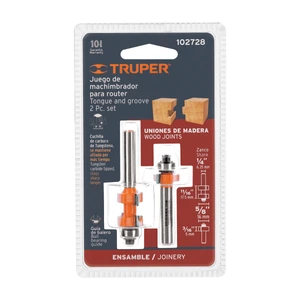 Truper Juego de machimbrador, 5/8