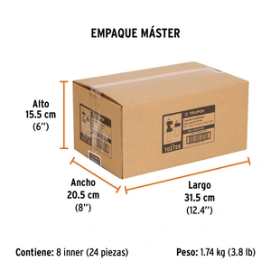 Truper Juego de machimbrador, 5/8