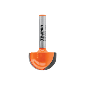 Broca para router, media caña, 1