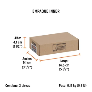 Broca para router, recta 2 filos, 5/16