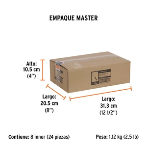 Broca para router, recta 2 filos, 5/16