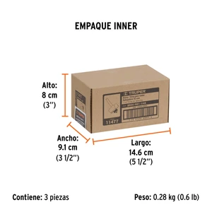Broca para router, rebajado, 1-1/4