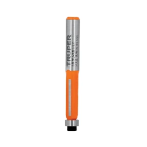 102720 / BROU-RB1/4X Broca para router, corte recto, 1/4' con balero, Truper