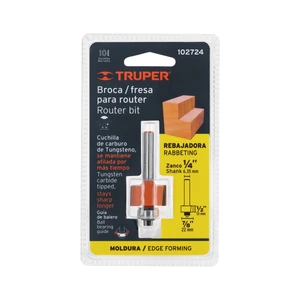 Broca para router, rebajado, 7/8